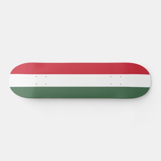 Skateboard Drapeau Hongrie (Horz)