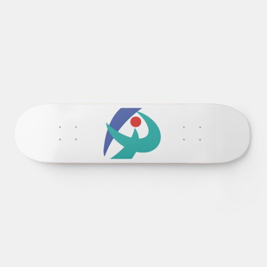 Skateboard Drapeau Iga, Mie, Japon (Horz)