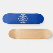 Skateboard Drapeau international de la planète Terre (Horz)