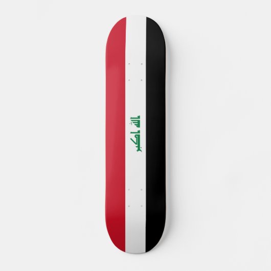 Skateboard Drapeau Iraq (Recto)