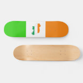 Skateboard Drapeau irlandais (Horz)