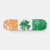 Skateboard Drapeau irlandais fouillé (Horz)