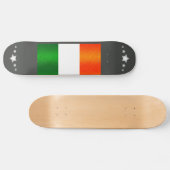 Skateboard Drapeau irlandais moderne (Horz)