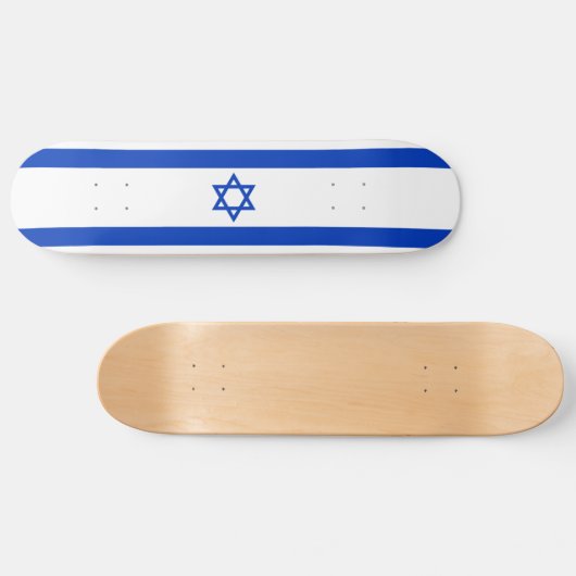 Skateboard Drapeau Israël (Horz)