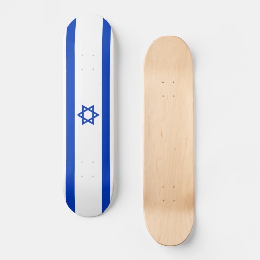 Skateboard Drapeau Israël (Recto)