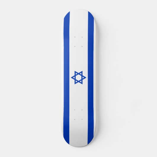 Skateboard Drapeau Israël (Recto)
