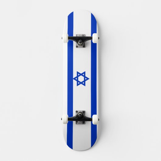 Skateboard Drapeau Israël (Recto)