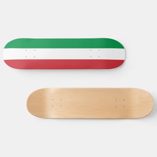 Skateboard Drapeau Italie (Horz)