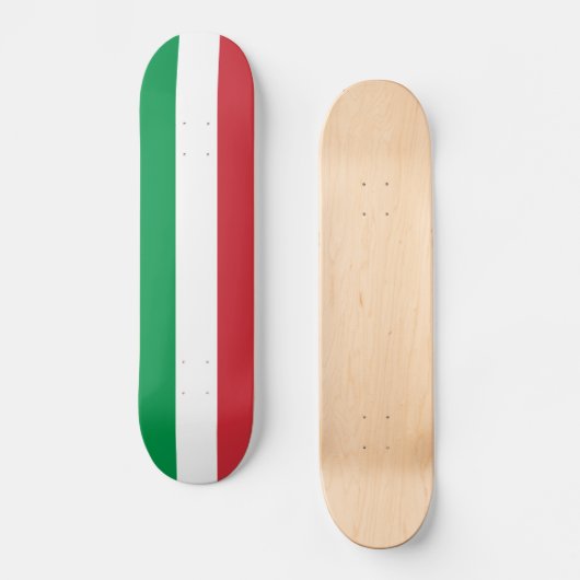 Skateboard Drapeau Italie (Recto)