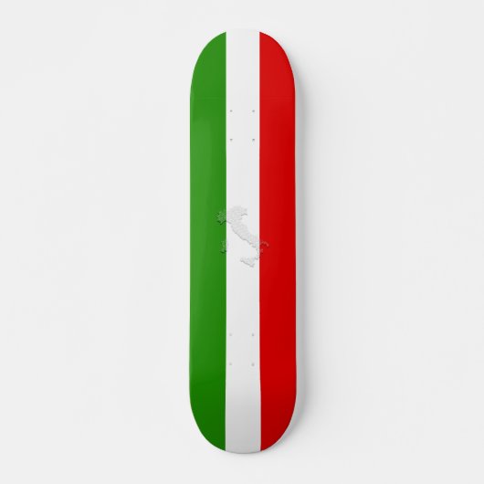 Skateboard Drapeau italien (Devant)