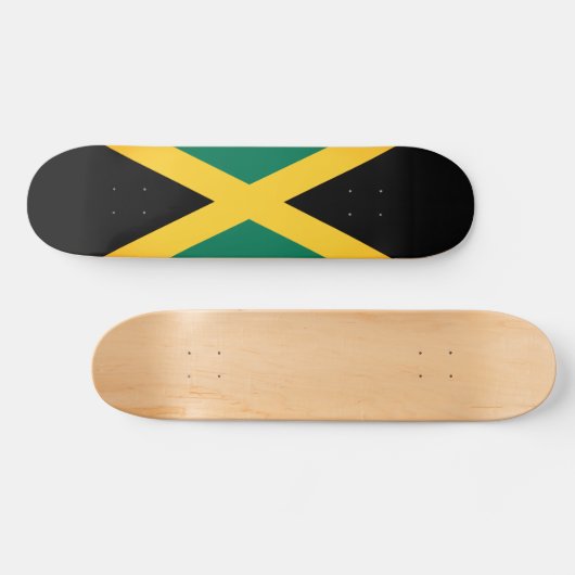 Skateboard Drapeau jamaïcain (Horz)