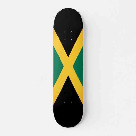 Skateboard Drapeau jamaïcain (Devant)