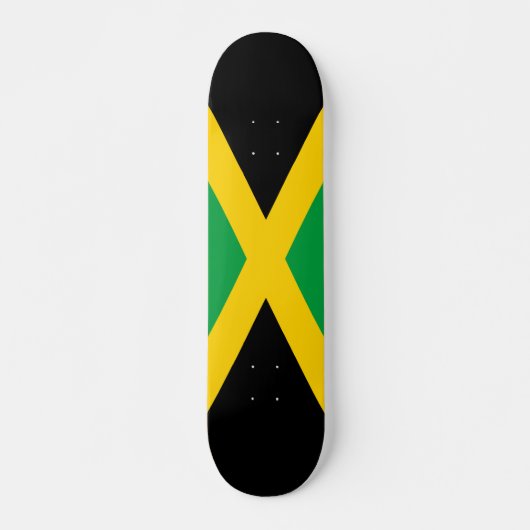 Skateboard Drapeau Jamaïcain (Devant)