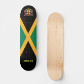 Skateboard Drapeau jamaïcain / Armoiries (Recto)