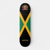 Skateboard Drapeau jamaïcain / Armoiries (Devant)