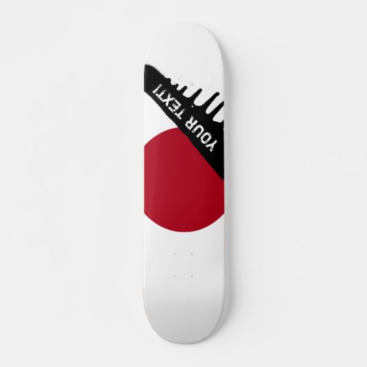 Skateboard Drapeau japonais (Devant)