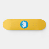 Skateboard Drapeau Kalmykia (Horz)
