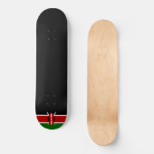 Skateboard Drapeau kényan (Kenya) (Recto)
