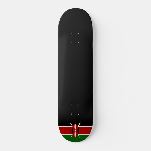 Skateboard Drapeau kényan (Kenya) (Recto)
