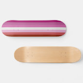 Skateboard Drapeau lesbien (Horz)