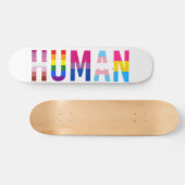 Skateboard Drapeau LGBT HUMAN Mois Gay pride Transgenre (Horz)