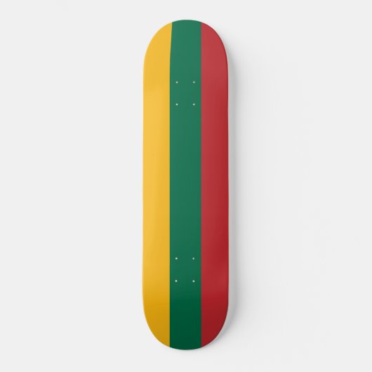 Skateboard Drapeau lituanien (Recto)
