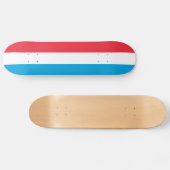 Skateboard Drapeau Luxembourg (Horz)
