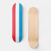 Skateboard Drapeau Luxembourg (Recto)