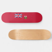 Skateboard Drapeau Manitoba (Horz)