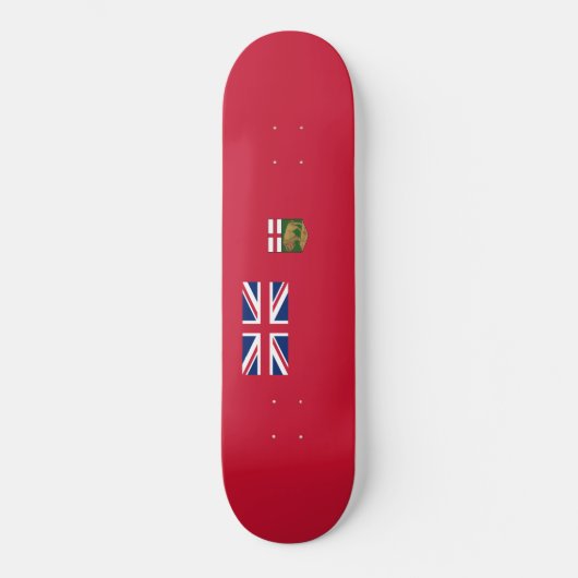 Skateboard Drapeau Manitoba (Recto)