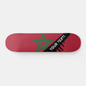 Skateboard Drapeau Maroc (Horz)