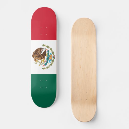 Skateboard Drapeau mexicain (Recto)