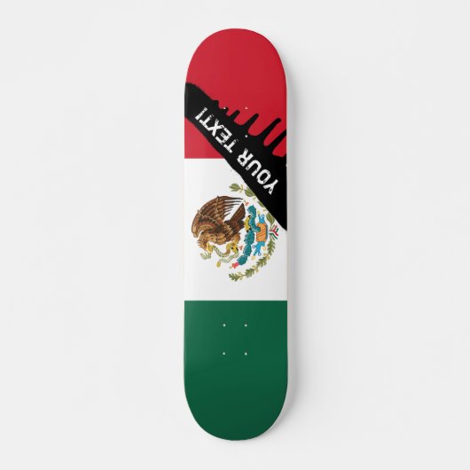 Skateboard Drapeau mexicain classique (Devant)
