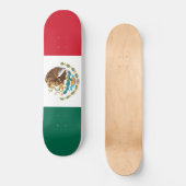 Skateboard Drapeau mexicain (Mexique) (Recto)