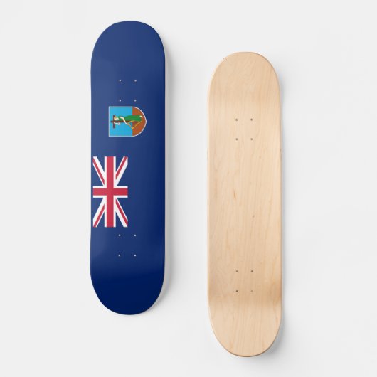 Skateboard Drapeau Montserrat (Recto)