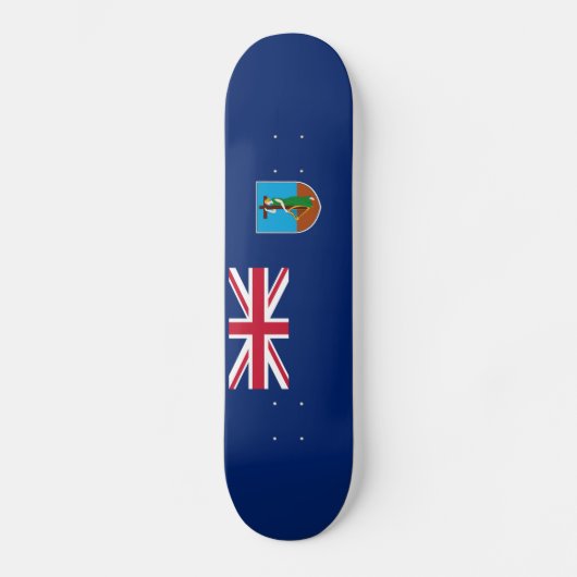 Skateboard Drapeau Montserrat (Recto)