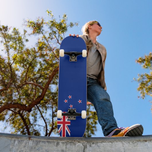 Skateboard Drapeau néo-zélandais (Extérieur 1)