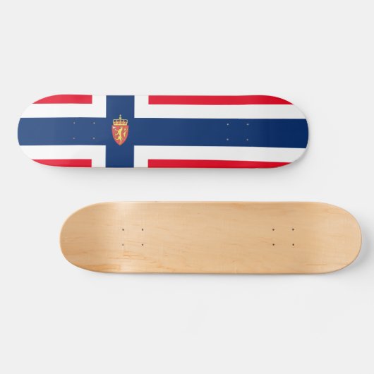 Skateboard Drapeau norvégien (Horz)