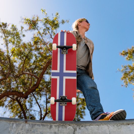 Skateboard Drapeau norvégien (Extérieur 1)