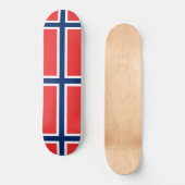 Skateboard Drapeau norvégien (Norvège) (Recto)