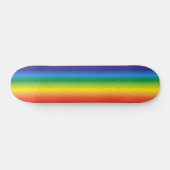 Skateboard Drapeau Ombre Rainbow Pride House (Horz)