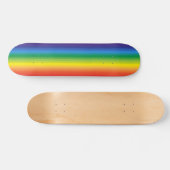 Skateboard Drapeau Ombre Rainbow Pride House (Horz)