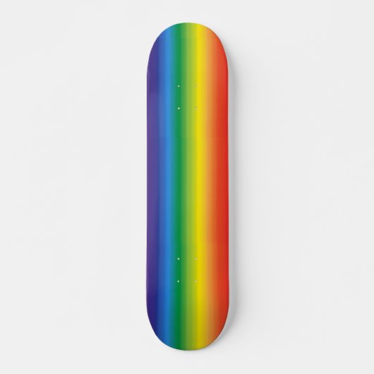 Skateboard Drapeau Ombre Rainbow Pride House (Devant)