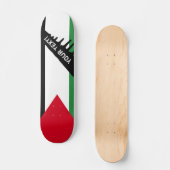 Skateboard Drapeau palestinien (Recto)