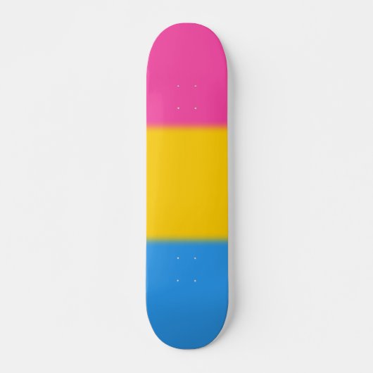 Skateboard Drapeau Pansexual de fierté de Falln (Devant)