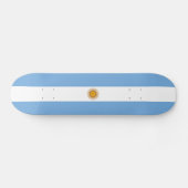 Skateboard Drapeau patriotique argentin (Horz)