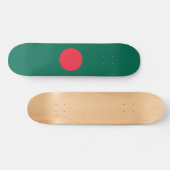 Skateboard Drapeau patriotique bangladais (Horz)