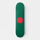 Skateboard Drapeau patriotique bangladais (Devant)