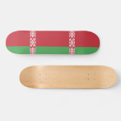 Skateboard Drapeau patriotique biélorusse (Horz)