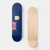 Skateboard Drapeau patriotique d'Anguilla (Recto)